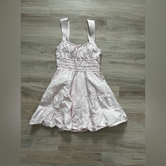 Aritzia Sunday Best Women’s  Martine Poplin Dress Light Pink - Size Small - Picture 4 of 10